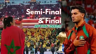 AFCON Semi-Final & Final Morocco Vlog | The Most Chaotic Final Ever 🤯, اجواء الكان 🥳🌪️