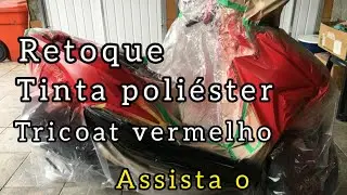 Retoque tinta poliéster tricoat passo a passo