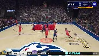 NBA 2K25 poster dunk