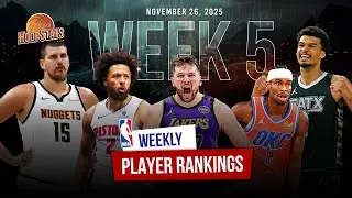NBA Week-5 - MVP, ROY Rankings and Stats Leaders 