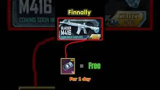 free Classic Crate Coupon bgmi | free m416 Glacier | silver point | bgmi