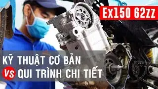 Qui tr&igrave;nh độ 62zz Exciter 150 chi tiết nhất | kiến thức cơ bản