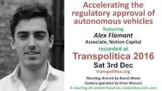 Accelerating the regulatory approval of autonomous vehicles