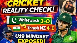 Cricket Reality Check! 🇮🇳 Beat NZ 4-1 | 🇵🇰 Whitewash Australia 3-0 | U19 Mindset Exposed #viral 