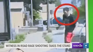 Boyfriend of woman killed in 2021 road rage shooting takes the stand