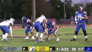 Olathe West @ Olathe South Football