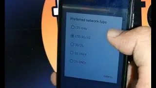 how to set preferred network type in yu yunique yu4711