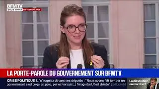 Aurore Bergé - BFM TV - 7 octobre 2025