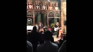 KS4 band perform at St Wilfred's Church for the Standish Mu