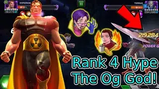 7 Star Rank 4 Hyperion Gameplay! INSANE Damage! | Marvel Contest Of Champions