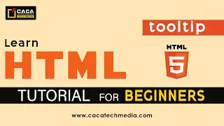 Tooltip in HTML | 2025 | Beginners | Tutorial