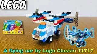 Lego Classic 11717 assembling to a flying car #182