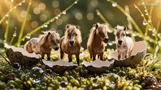 ASMR Animals Emerging From Eggs | ASMR Animal Sounds | AI Animal