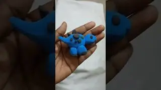 cute dinosaur/ how to make dinosaur / clay dinosaur 😎 #claycraft