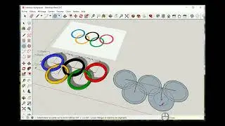Modéliser les Anneaux Olympiques sur Sketchup