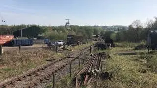 NBL 330hp loaded test run Foxfield bank