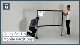 Easy set-up of Mobile Partitions | Mastertent&reg;