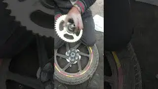 TVS Apache 160 chain sprocket change#ronaldo #automobile #youtube #trending#ronaldo #viralshorts