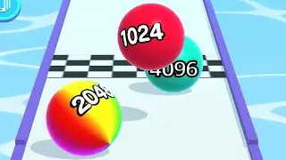 ball run 2048 game 🎮