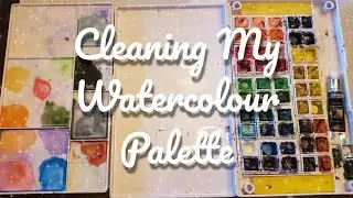 Cleaning My Watercolour Palette