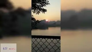 A cozy mini vlog of catching the sunrise by a lake  🌅🌱✨