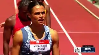 2025 USA championships women&rsquo;s 400m finals - Sydney McLaughlin-Levrone (full race)