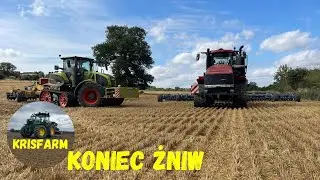 KOŃCZMY ŻNIWA !! Podsumowanie zbiorów oraz kontynuacja uprawy ||| CASE QUADTRAC 580 & CLAAS AXION960
