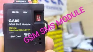 Le transmetteur des messages sms alarme box GA09.التحكم في الأجهزة عبر الرسائل القصيرة