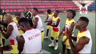 Watanga on Camp for their Match