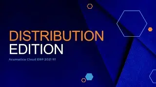 Acumatica Distribution Edition 2021 R1
