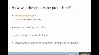 HH CAHPS Part 1: General Information