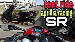 Test ride scooter aprillia sr 50cc e + top spped