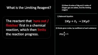 How to find the Limiting Reagent in a Chemical Equation
