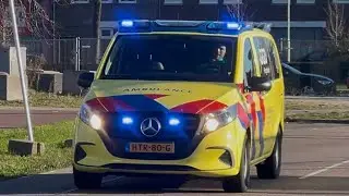 Meerdere hulpdiensten met spoed door Den Haag! 
