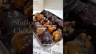 Stuffed Dates Chocolate #dates #datessweet #snackideas #chocolate