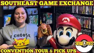 Southeast Game Exchange (SEGE) Videogame Convention 2022 - RARE SEGA CABINET plus more & Tour!