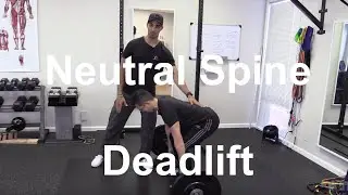 How to keep back flat in the deadlift