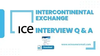 ICE Intercontinental Exchange Interview Questions Guide #job #interview #pdf