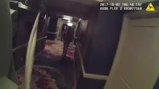 [RAW VIDEO] Body camera footage shows perspective of first officer to breach 1 October gunman's room