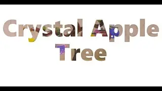 Home D&eacute;cor Crystal Apple Tree