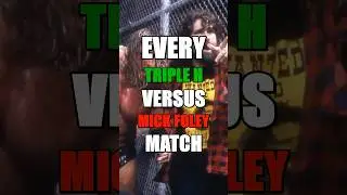 Каждый матч Triple H против Мика Фоли #TripleH #MickFoley #WWE