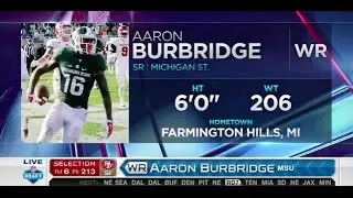 49ers select Michigan State WR Aaron Burbridge with 213th pick in 2016 NFL Draft