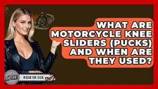 What Are Motorcycle Knee Sliders (pucks) And When Are They Used? - Ride or Die Motorcycles