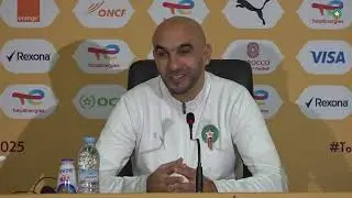 الندوة الصحافية للناخب الوطني وليد الركراكي قبل مباراة السنغال