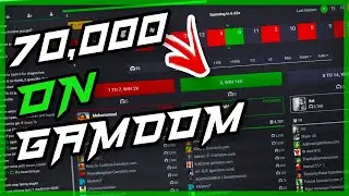 Betting 70 000 coins on gamdom (profit??)