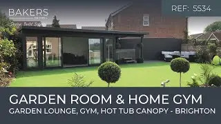 Garden Room & Home Gym with Outdoor Hot Tub & Side Canopy - Brighton, UK - REF: 5534