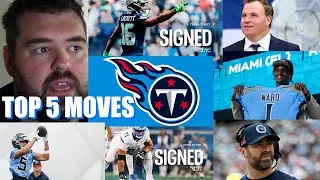 The Top 5 moves the Tennessee Titans have made this offseason!