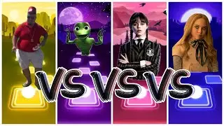 Skibidi Bop vs Alien Dance vs Wednesday vs M3gan - Tiles Hop EDM Rush