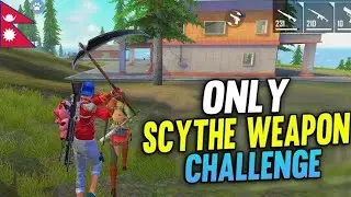 Only Scythe Weapon Challenge Garena Free Fire #subhamtoxic