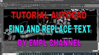 TUTORIAL AUTOCAD FIND AND REPLACE TEXT